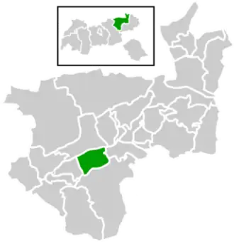 Location within Kufstein district