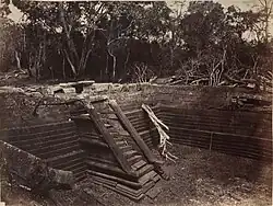 Stairs of northern pond ±1870
