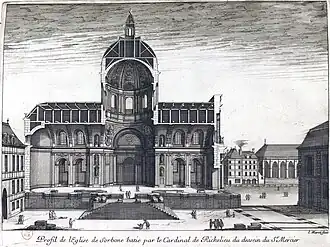 Cross section viewed from north