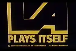 Title screen from L.A. Plays Itself