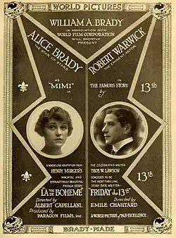 La Bohème – 1916