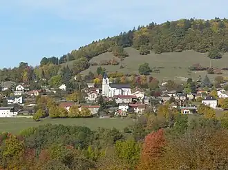 A general view of La Chapelle-Blanche