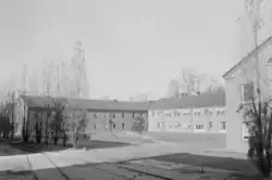 The X-Ray Laboratory building, the Chemical Laboratory building, and the Physical Testing Laboratory building.