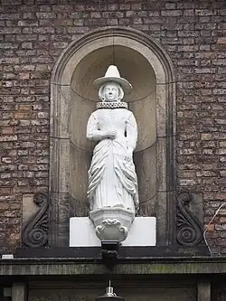 The statue of Ann Middleton