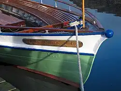 The bow of Lady of the Lake