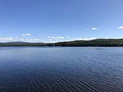 View looking south from near the boat launch
