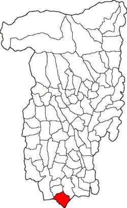 Location in Vâlcea County