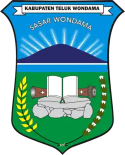 Coat of arms of Teluk Wondama Regency