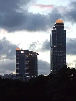 The Langham Place towers, viewed from King's Park