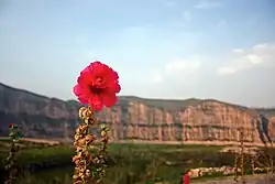 a map divided into seven regions, with the large southernmost filled in with red and the rest with white