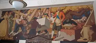 Laying the Cornerstone of Old East (1941), at the Chapel Hill Post Office