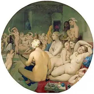 Le Bain Turc by Jean Auguste Dominique Ingres, 1862.