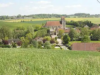 A general view of Sainte-Céronne-lès-Mortagne