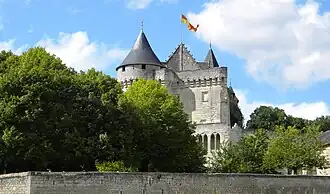 The Château de la Motte, in Usseau