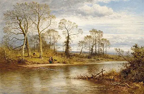 An English river in Autumn (1877)