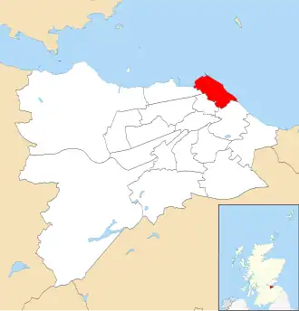 Location of the ward