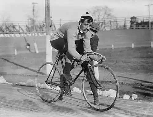 Image 12 Léon Georget Photo: Bain News Service; Restoration: Jujutacular Léon Georget (1879–1949) was a racing cyclist from Preuilly-sur-Claise, Indre-et-Loire, France. He was known as The Father of the Bol d'Or, having won the race nine times between 1903 and 1919 in Paris. More selected pictures