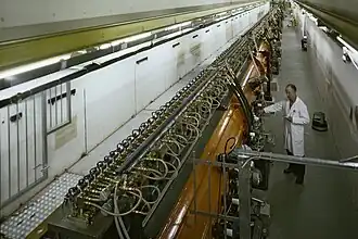 Linac 2, operating from 1978 to 2018, was used to accelerate protons