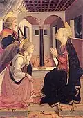 Filippo Lippi, Annunciation with St Giuliano