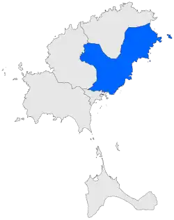 Location of the municipality