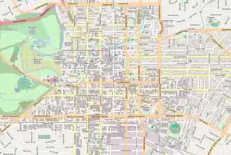 Map of Christchurch Central City