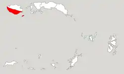 Location within Maluku