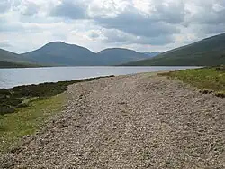 Looking west over Loch a' Bhraoin.