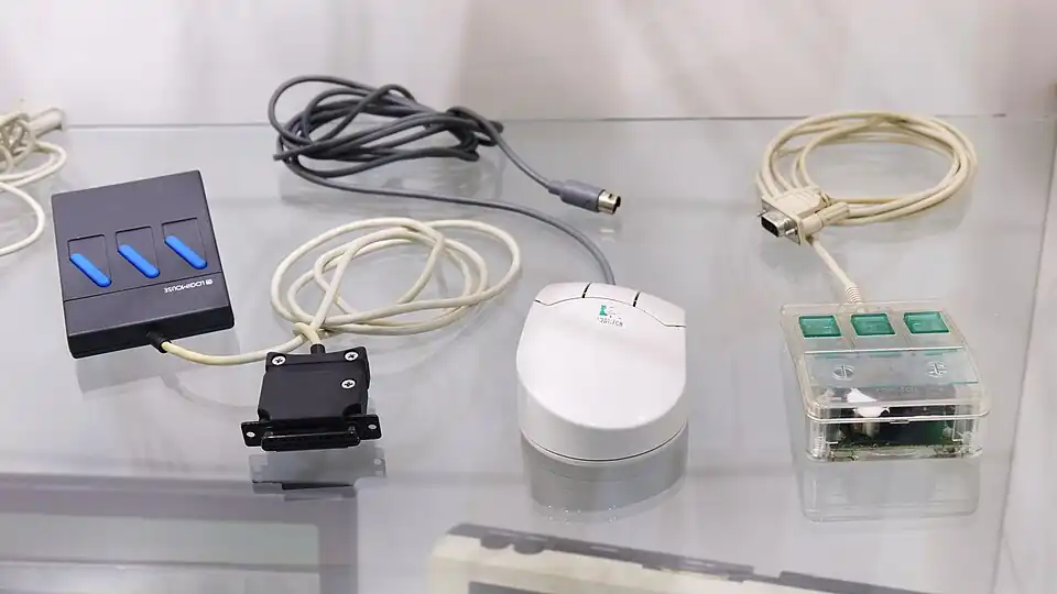 Logitech mice in the Enter Museum (Switzerland)