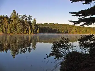Long Pond in the Saint Regis Canoe Area