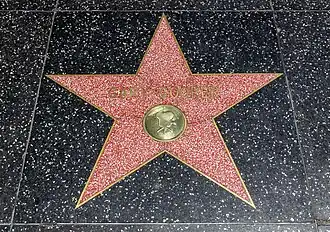 Photo of Gary Cooper's star on the Hollywood Walk of Fame