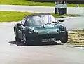 Lotus Elise at Snetterton Motor Racing Circuit.