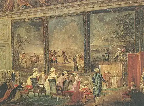 Louis XVI and family celebrate Mass at the Tuileries Palace