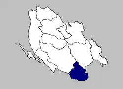 Lovinac municipality within Lika-Senj County