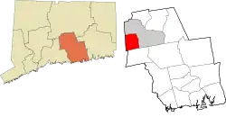 Middlefield's location within the Lower Connecticut River Valley Planning Region and the state of Connecticut