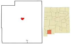 Location of Deming in New Mexico