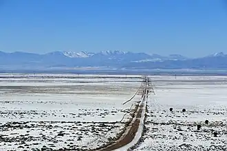 Lund Highway looking west