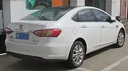 Luxgen 5 sedan pre-facelift rear