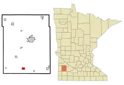 Location of Balaton, Minnesota