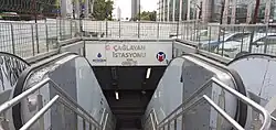 Çağlayan Metro Station: Entrance 2 (Construction)