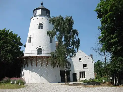 Former windmill at the Brussels Mill and Food Museum