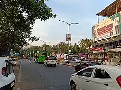 M.G. Road traffic signal in Mangalore