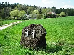 The village of Czarnybród in the Pyzdry Forest