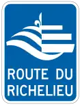 Route du Richelieu route marker