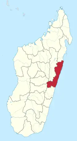 Location in Madagascar