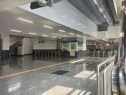 Interiors of the station