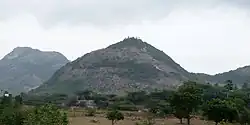 Dharmalingeshwarar Temple atop a hillock