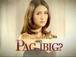 An image of Heart Evangelista wearing a black tube, over a curtain background. The series title is displayed on the lower side of the image.