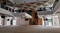 The main prayer hall of the mosque during the afternoon hours.