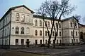Gymnasium from the courtyard (2014)