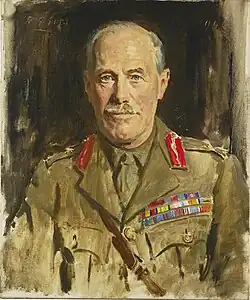 A portrait of Major-General William Norman Herbert